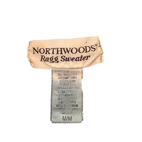 Northwoods Ragg Wool Blend Sweater | Grey Knit Pullover Classic Warm Style - Picture 3 of 11